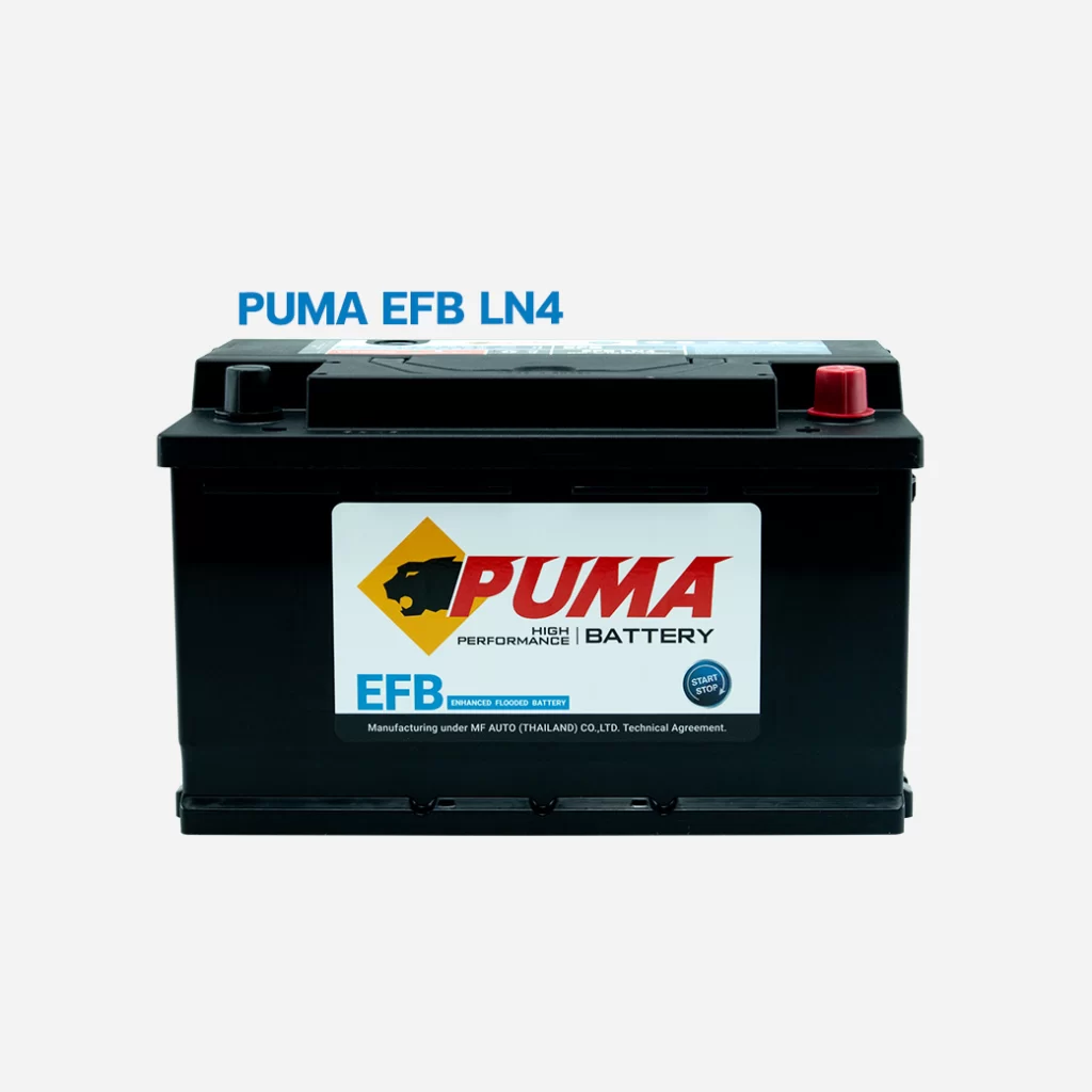 แบตเตอรี่รถยนต์ PUMA EFB LN4