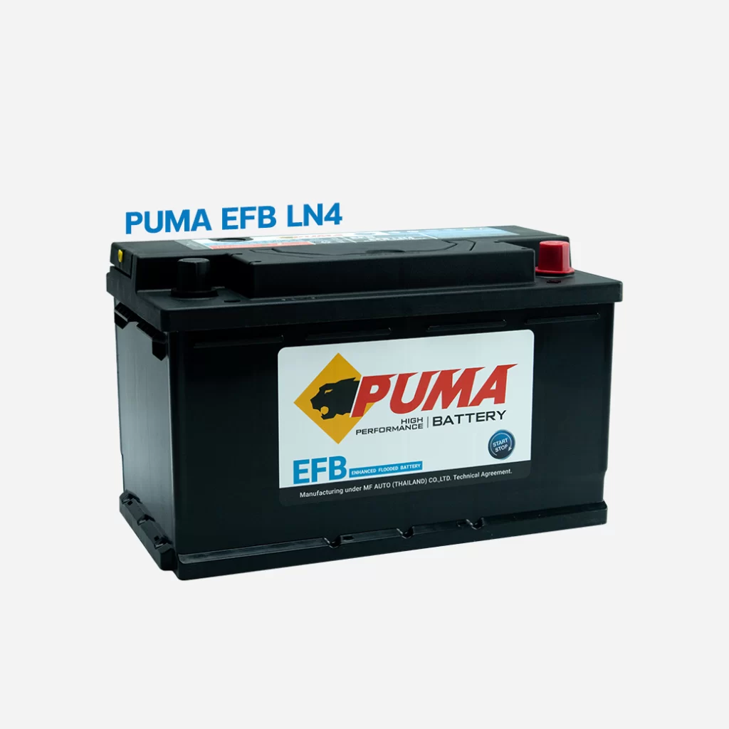 แบตเตอรี่รถยนต์ PUMA EFB LN4