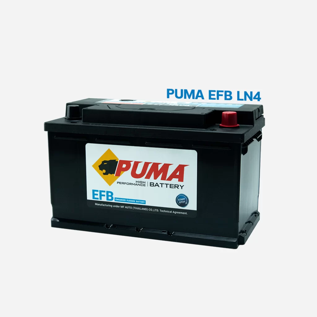 แบตเตอรี่รถยนต์ PUMA EFB LN4