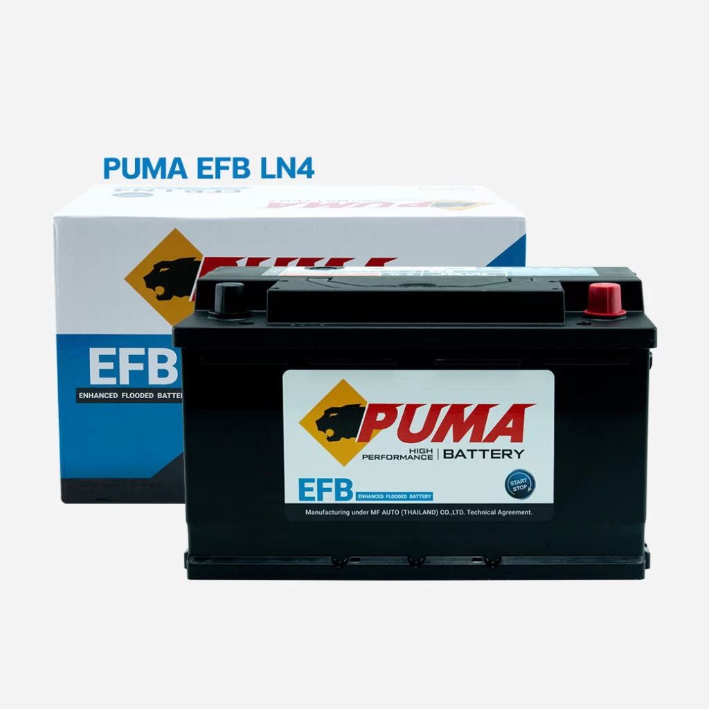 แบตเตอรี่รถยนต์ PUMA EFB LN4
