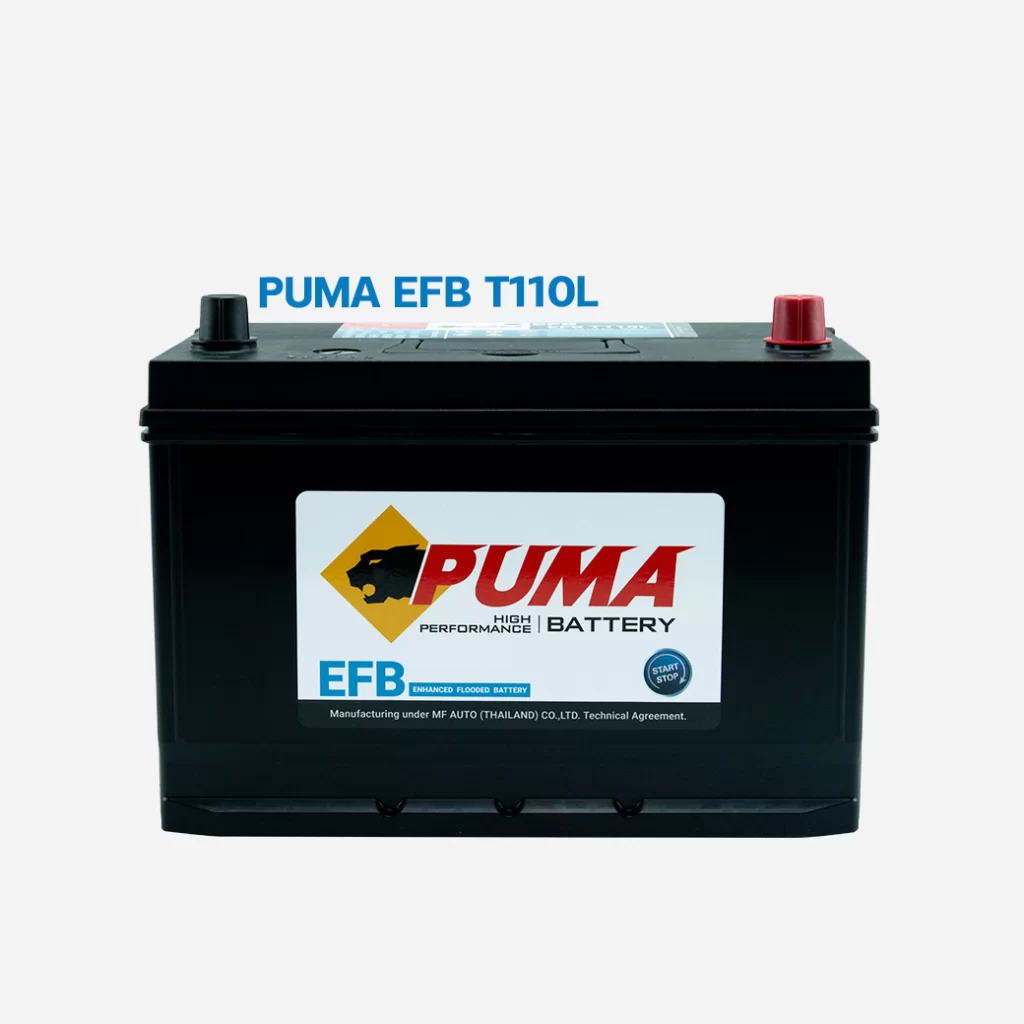 แบตเตอรี่รถยนต์ PUMA EFB T110L