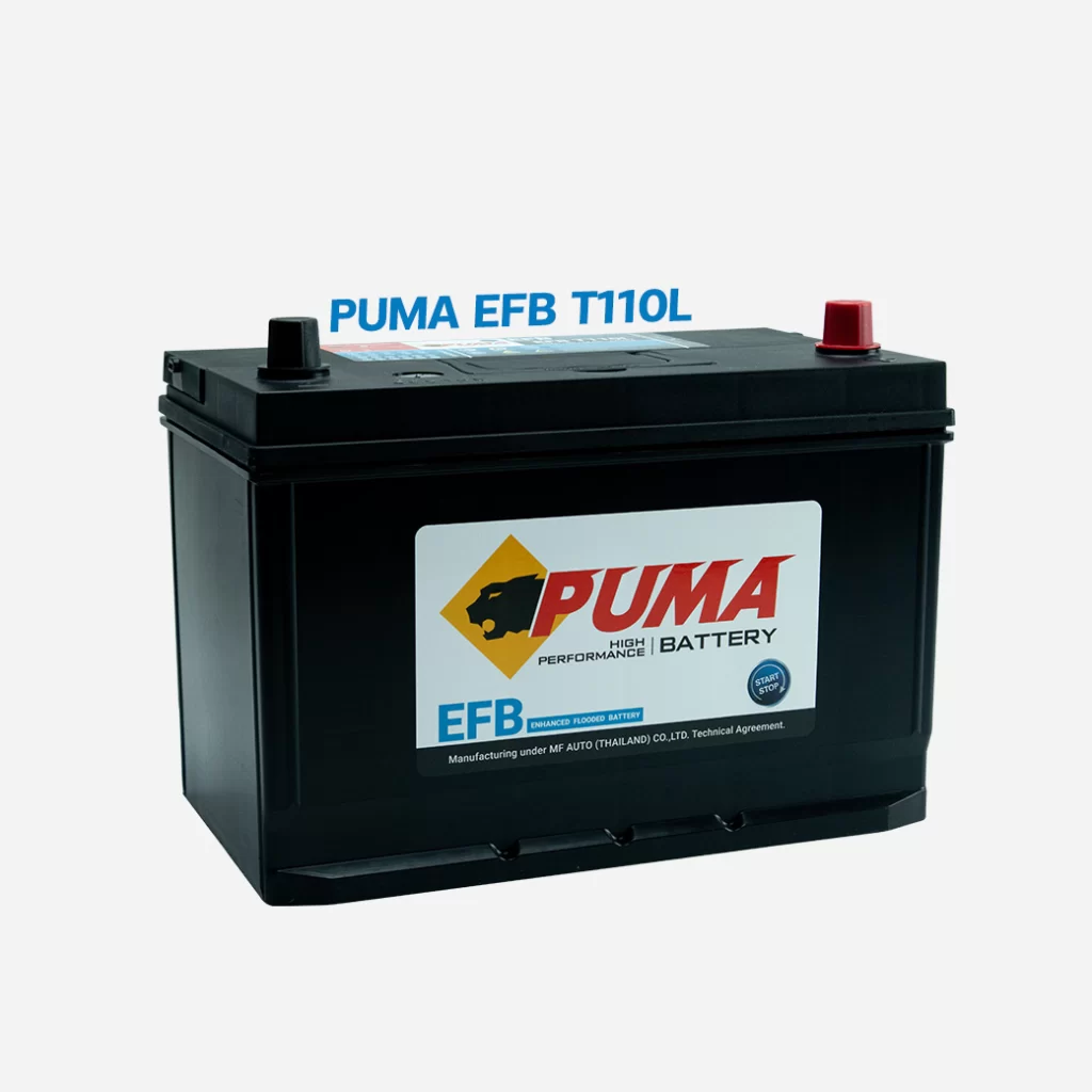 แบตเตอรี่รถยนต์ PUMA EFB T110L