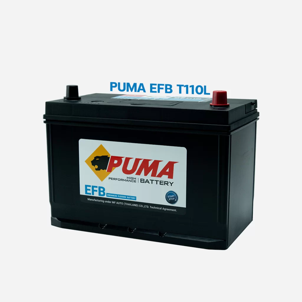แบตเตอรี่รถยนต์ PUMA EFB T110L