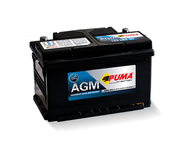 แบตเตอรี่รถยนต์ PUMA START STOP รุ่น AGM LN3