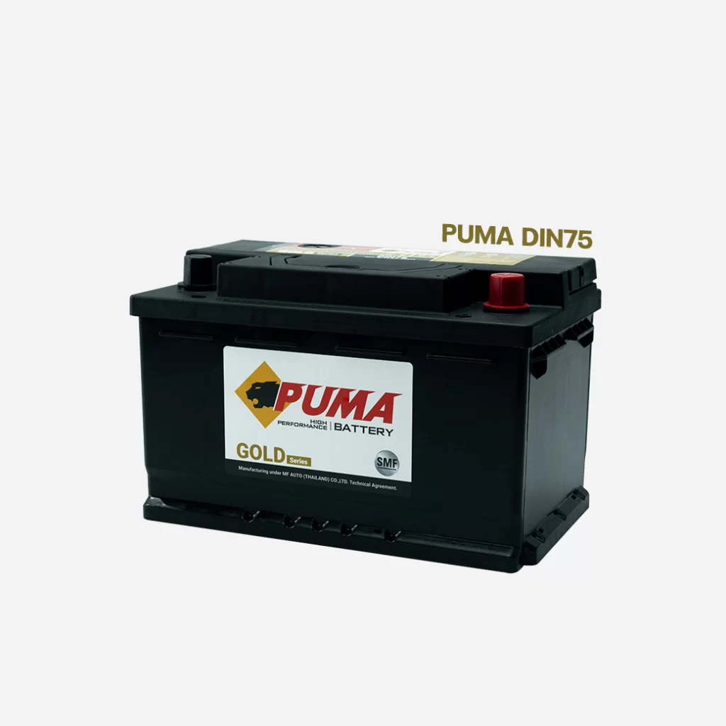 แบตเตอรี่รถยนต์ PUMA DIN75