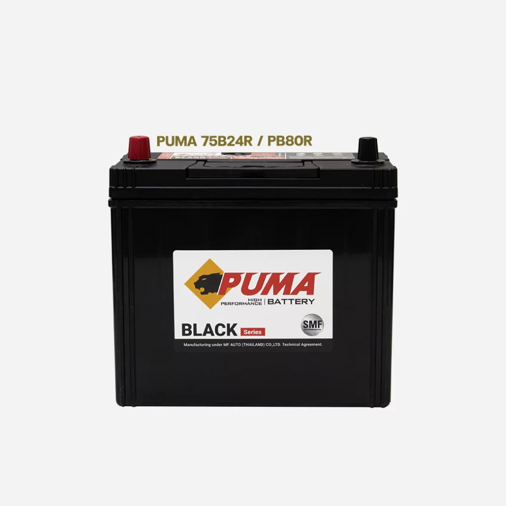 แบตเตอรี่รถยนต์ PUMA รุ่น 75B24R / PB80R