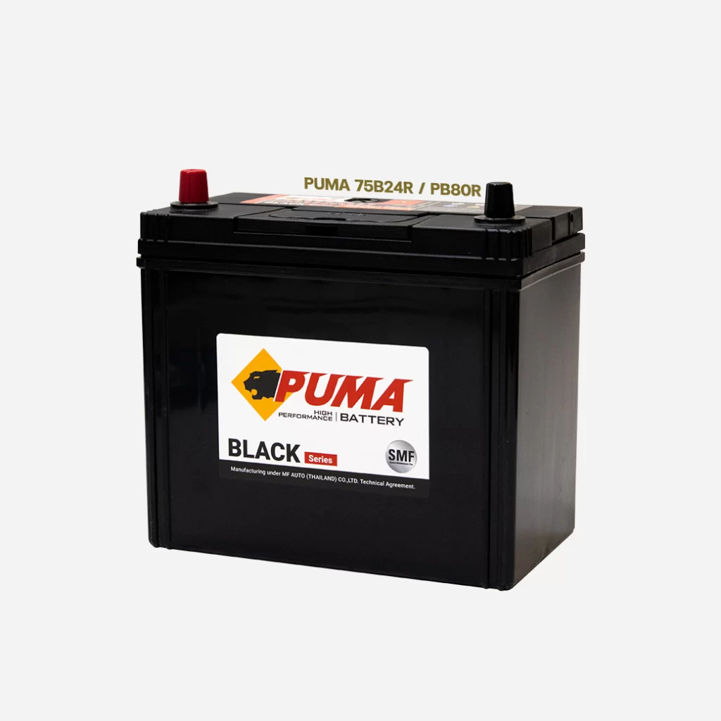 แบตเตอรี่รถยนต์ PUMA รุ่น 75B24R / PB80R