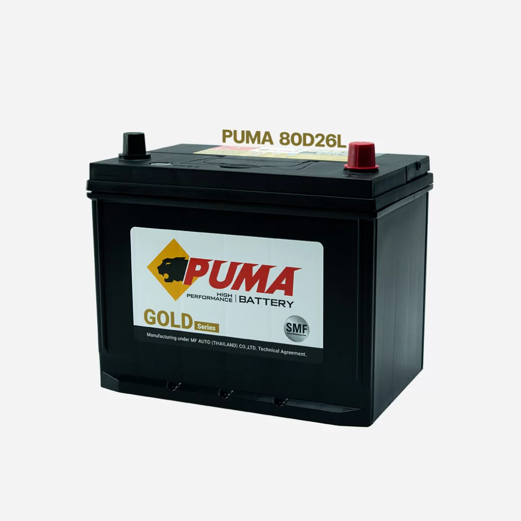 แบตเตอรี่รถยนต์ PUMA 80D26L