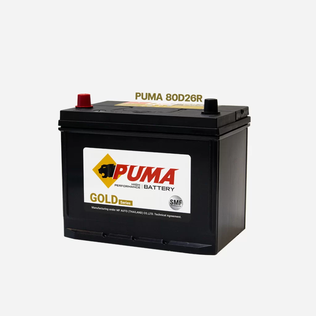 แบตเตอรี่รถยนต์ PUMA รุ่น 80D26R
