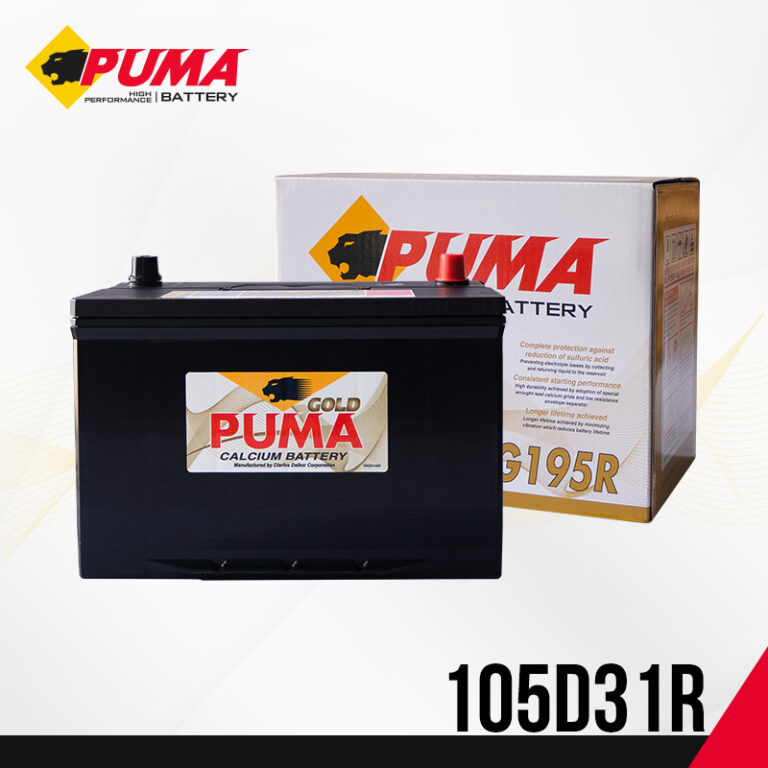 แบตเตอรี่รถยนต์ PUMA รุ่น 105D31R setbox