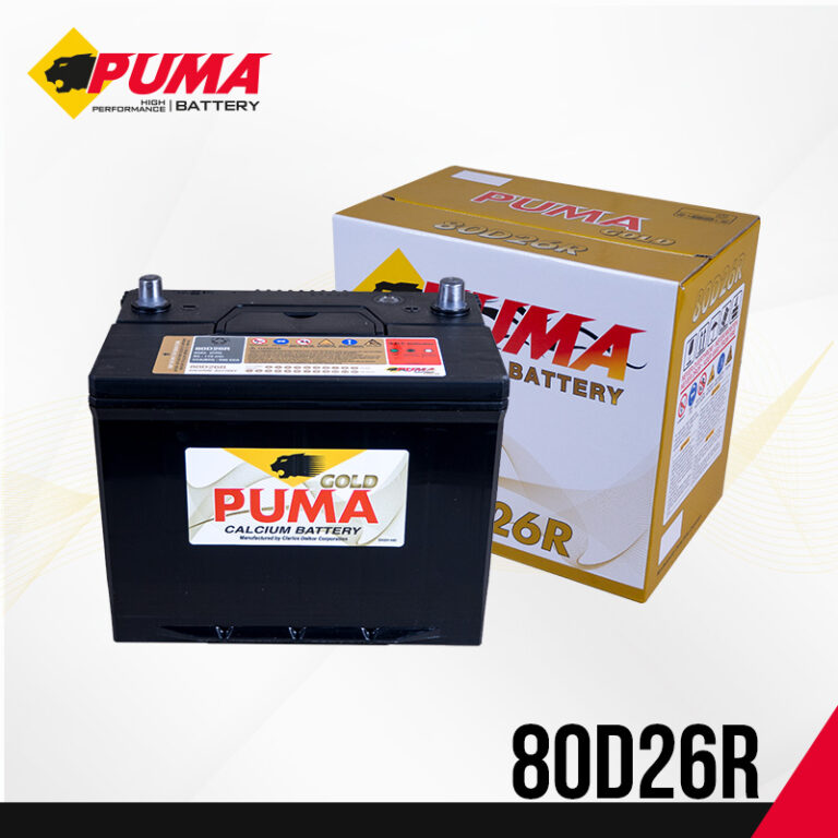 แบตเตอรี่รถยนต์ PUMA รุ่น 80D26R setbox
