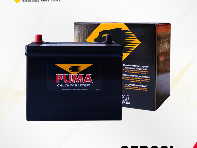 แบตเตอรี่รถยนต์ PUMA รุ่น 95D26L setbox