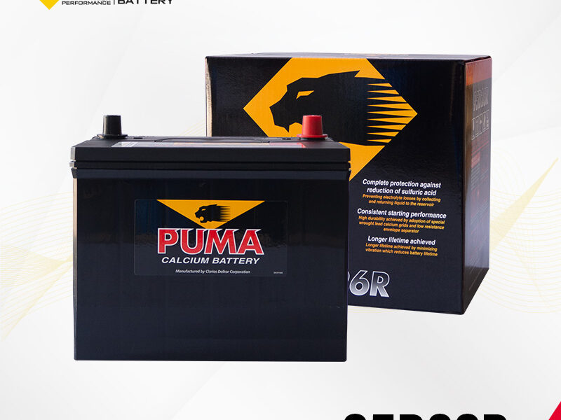 แบตเตอรี่รถยนต์ PUMA รุ่น 95D26R setbox