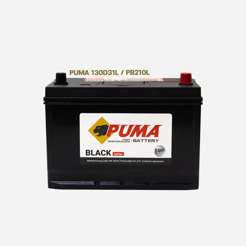 แบตเตอรี่รถยนต์ PUMA 130D31L/PB210L
