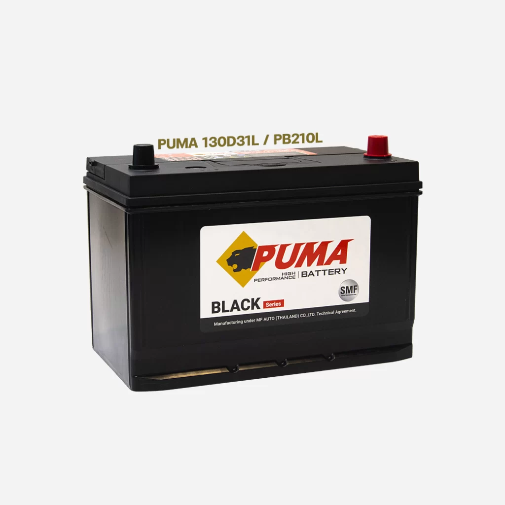 แบตเตอรี่รถยนต์ PUMA 130D31L/PB210L