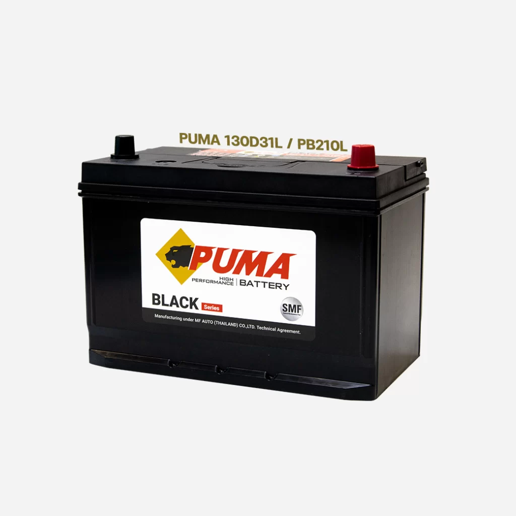 แบตเตอรี่รถยนต์ PUMA 130D31L/PB210L