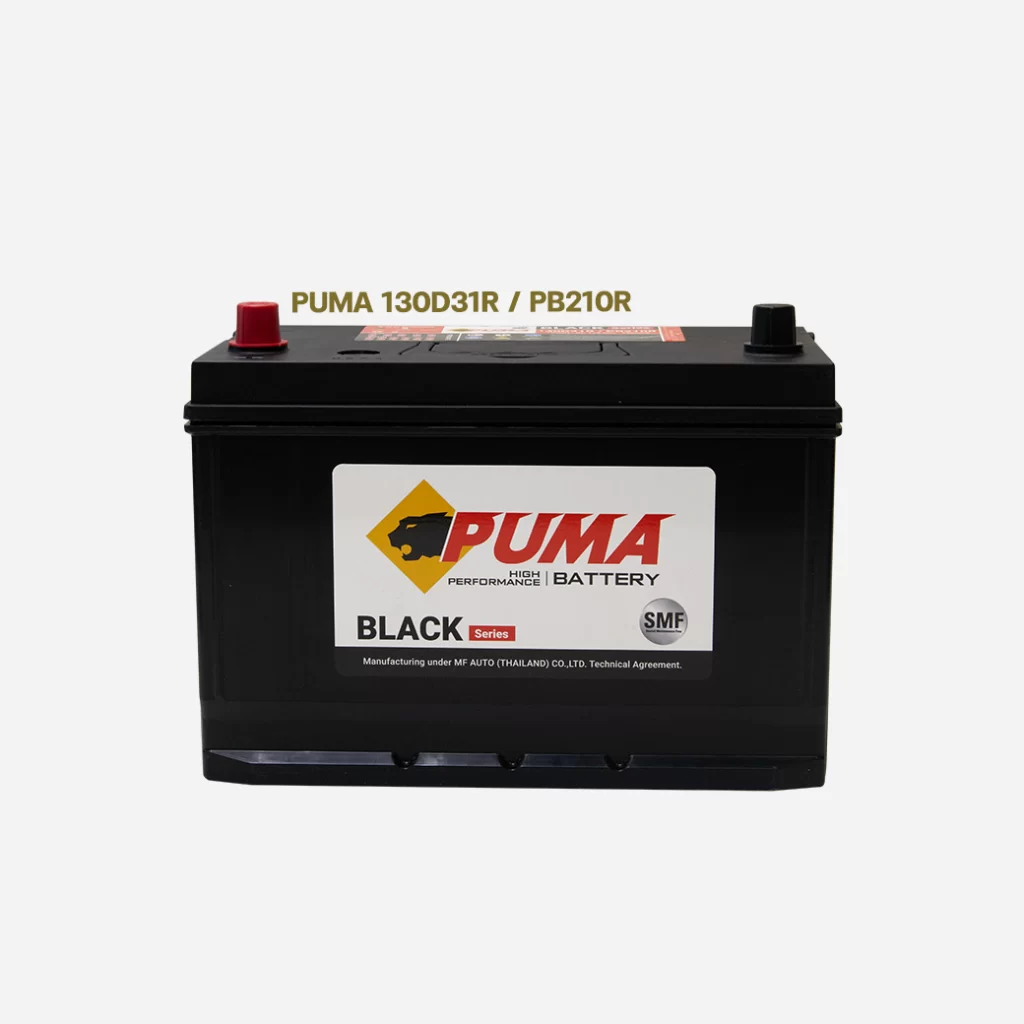 แบตเตอรี่รถยนต์ PUMA รุ่น 130D31R / PB210R