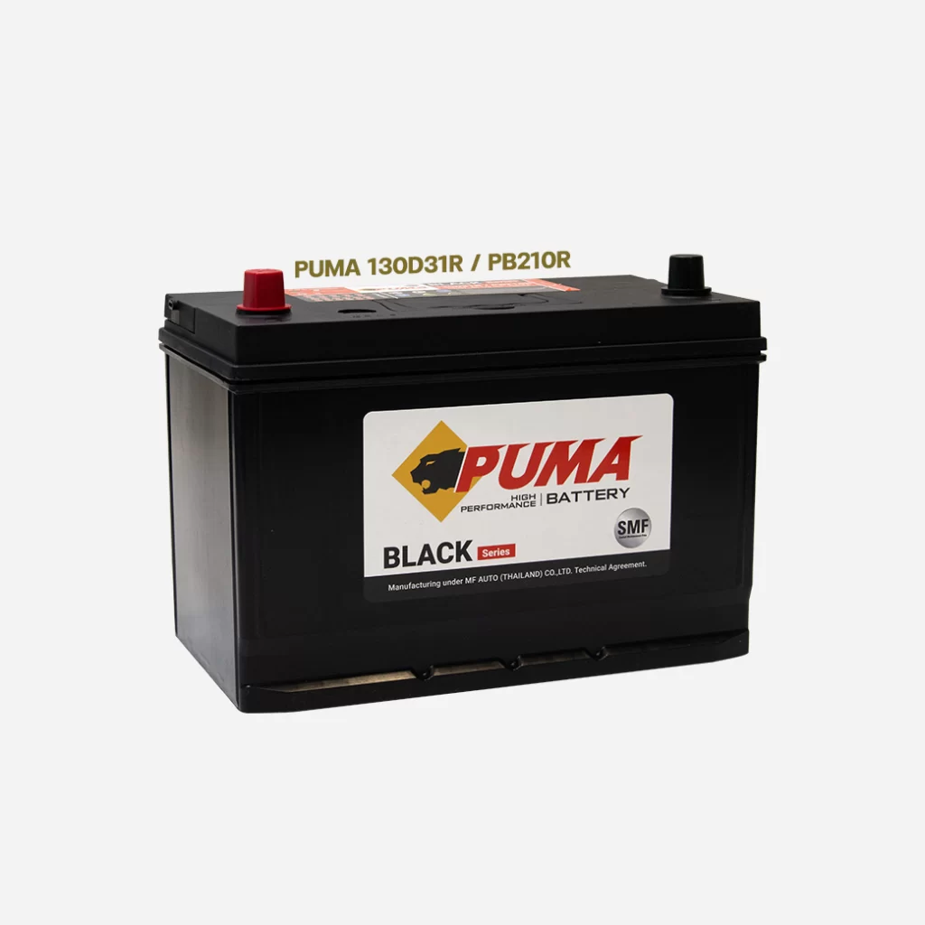 แบตเตอรี่รถยนต์ PUMA รุ่น 130D31R / PB210R