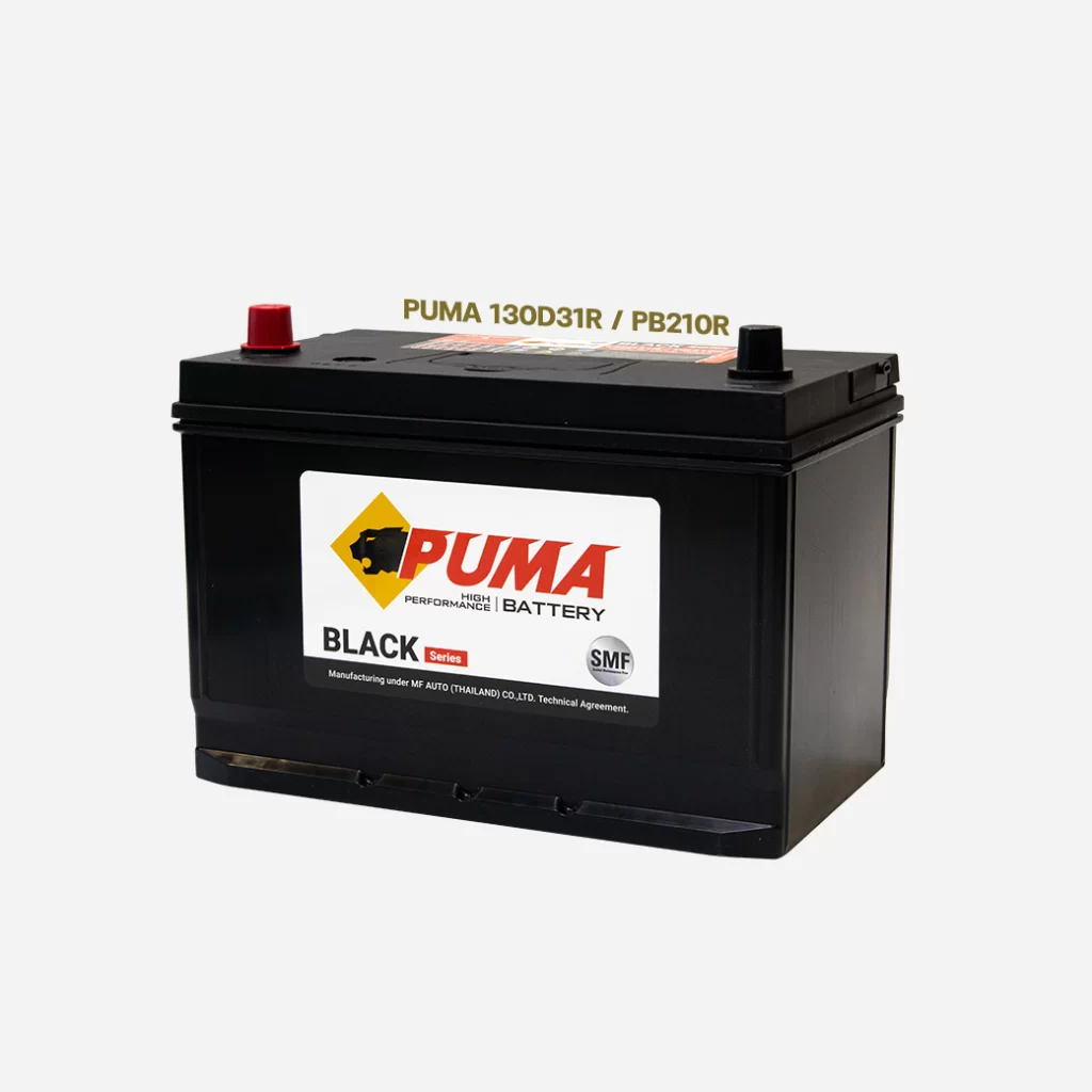 แบตเตอรี่รถยนต์ PUMA รุ่น 130D31R / PB210R