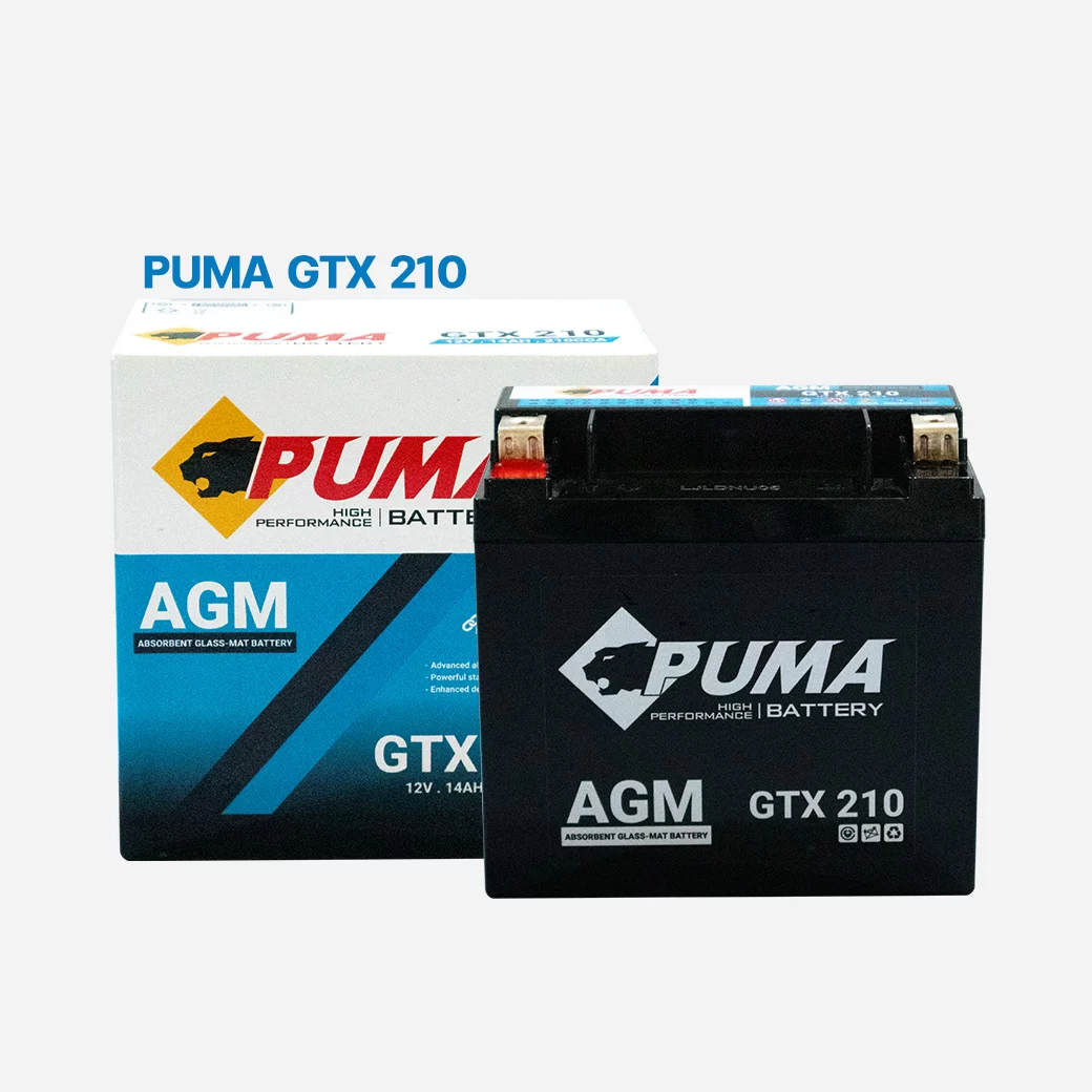 แบตเตอรี่สำรองรถเบนซ์ PUMA GTX 210