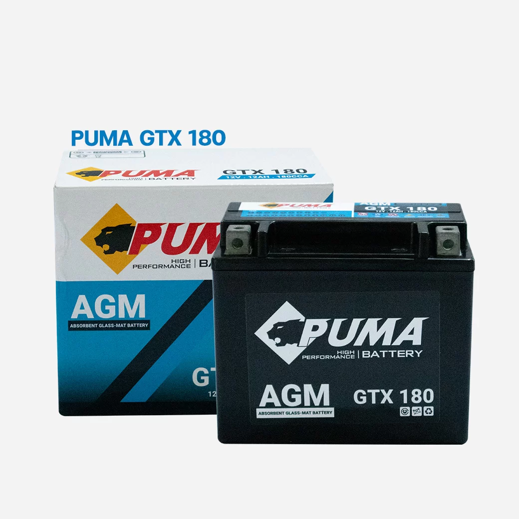 แบตเตอรี่สำรองรถเบนซ์ PUMA GTX 180