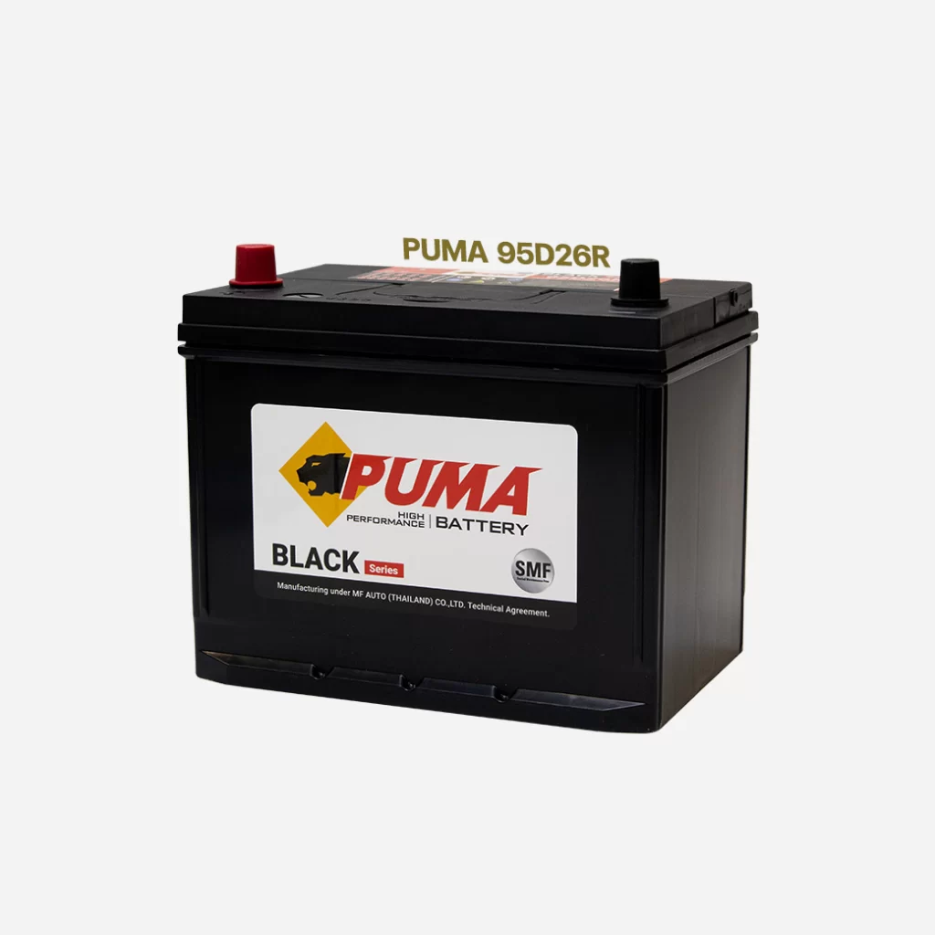 แบตเตอรี่รถยนต์ PUMA รุ่น 95D26R
