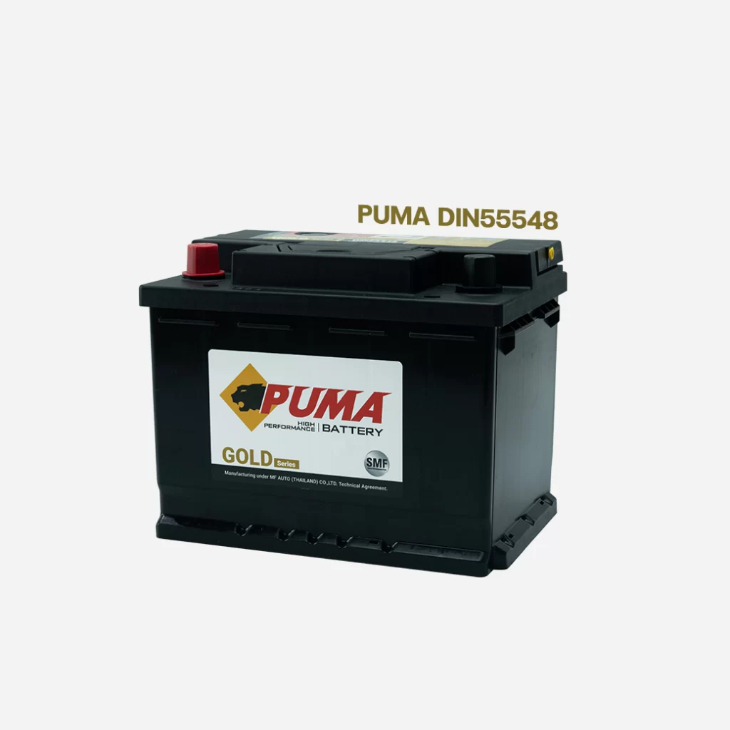 แบตเตอรี่รถยนต์ PUMA DIN55548