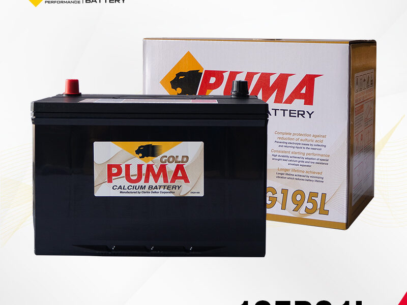 แบตเตอรี่รถยนต์ PUMA รุ่น 105D31L setbox