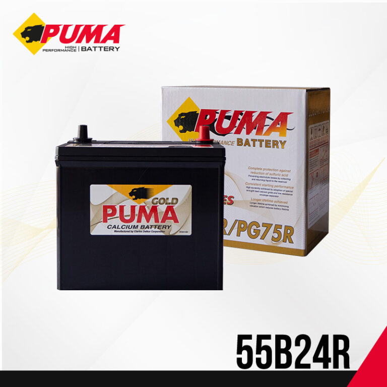 แบตเตอรี่รถยนต์ PUMA รุ่น 55B24R (PG75R) setbox