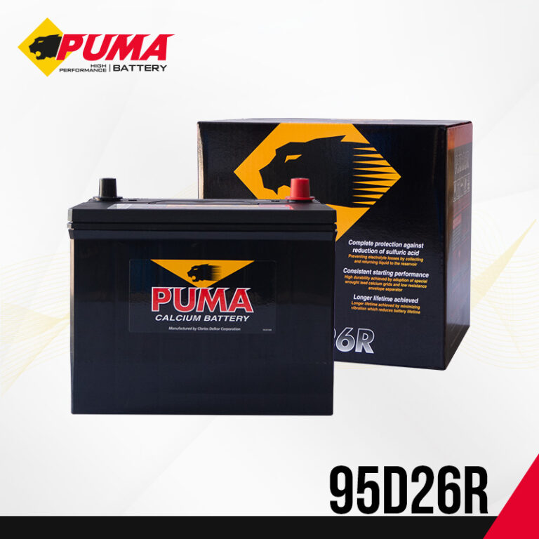 แบตเตอรี่รถยนต์ PUMA รุ่น 95D26R setbox